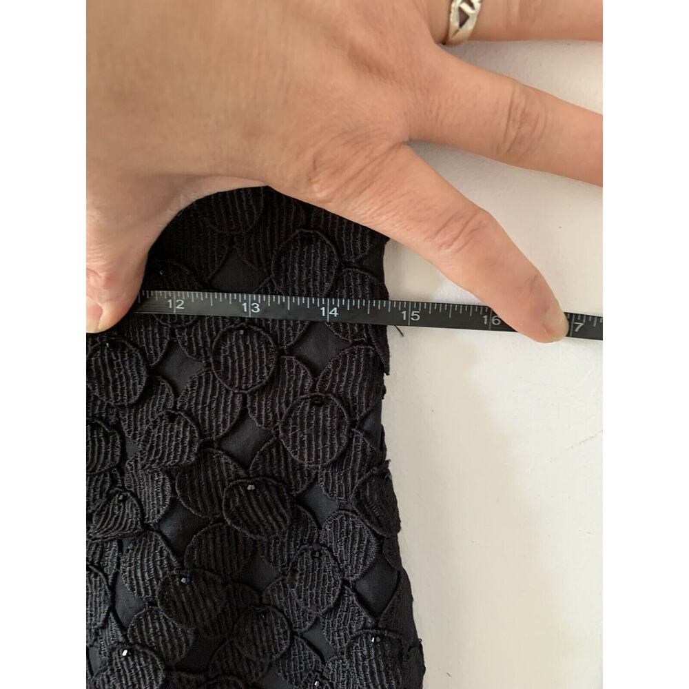 Women's CARMEN Marc Valvo Little Black Dress‎ 4 - Picture 7 of 9